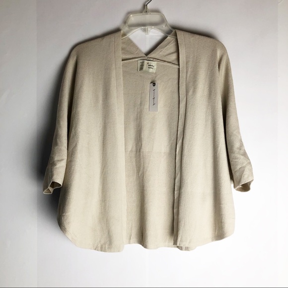 Anthropologie Sweaters - Anthropologie Saturday Sunday Tan Shawl Cardigan